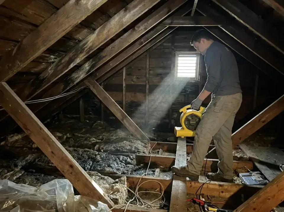 attic-water-damage-drying-proc-007 — frequently asked questions, Emergency Water Extraction & 24/7 Flood Response in Garwood…